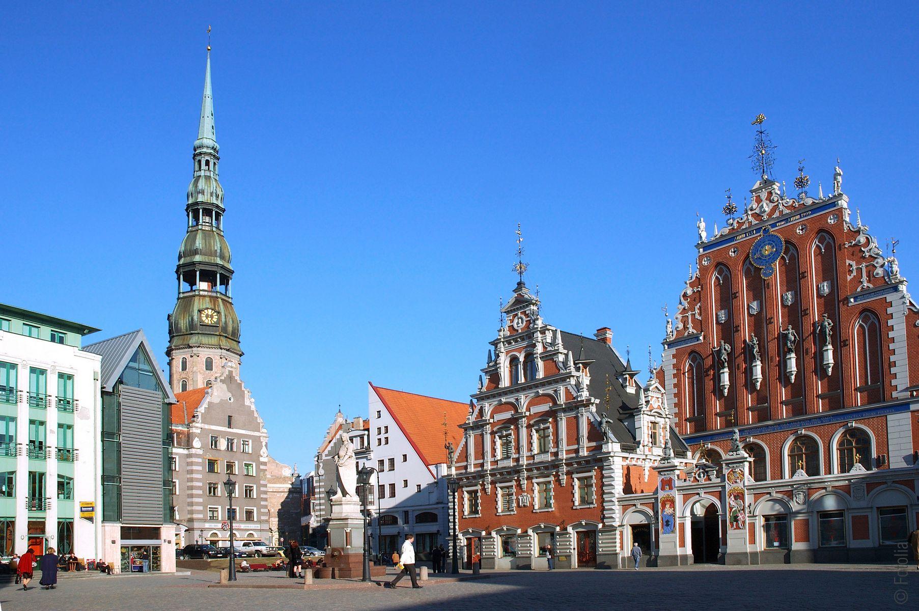 Place de la mairie, Riga, LETTONIE
