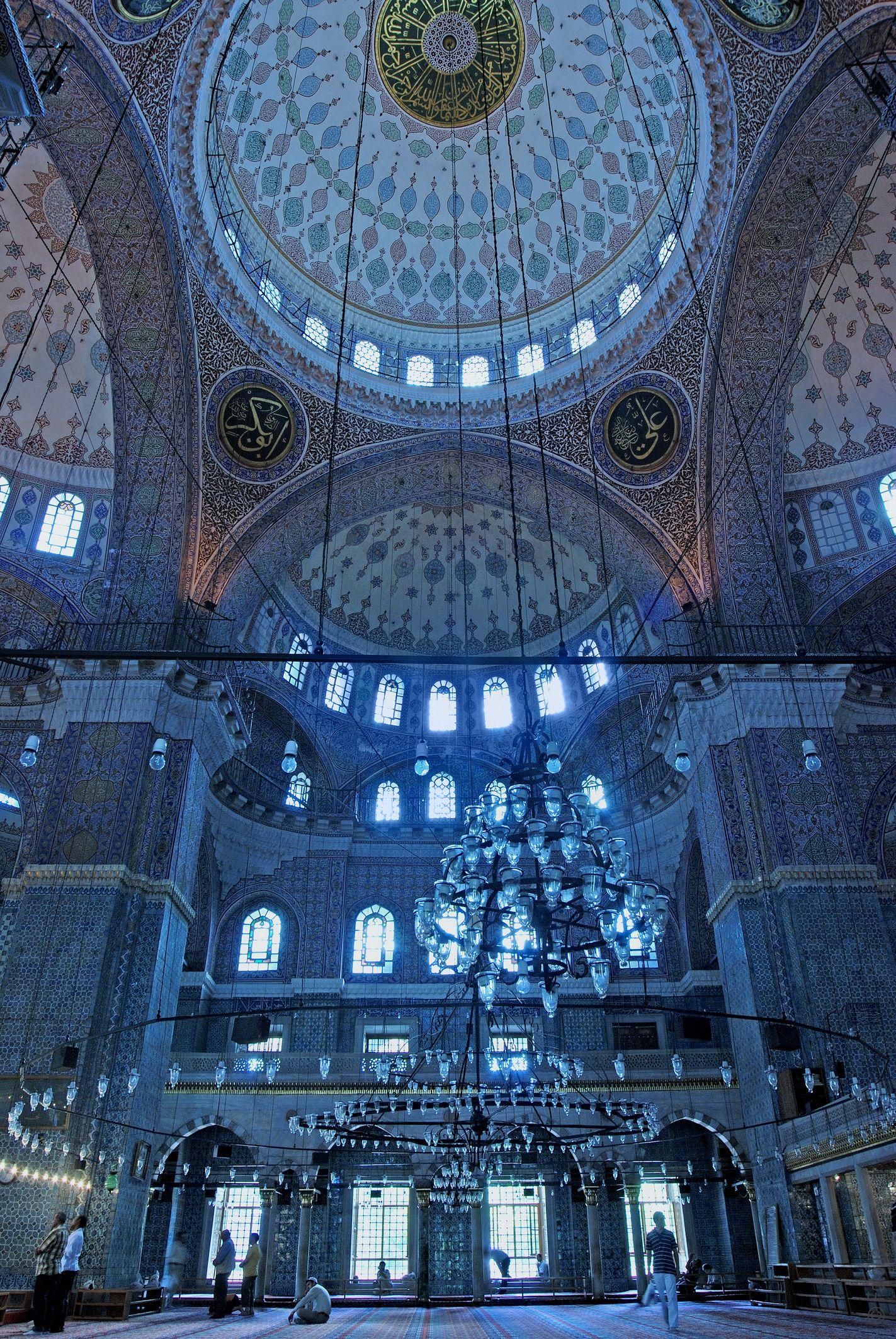 Intérieur de la Mosquée Bleue, ISTANBUL, Circuit : TURQUIE Grand Tour