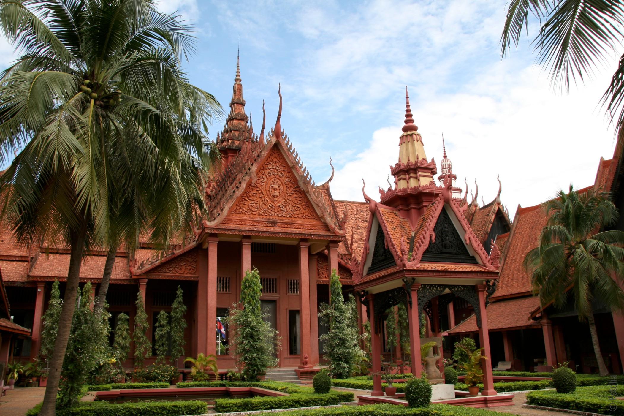 Le musée national de Phnom Penh, CAMBODGE