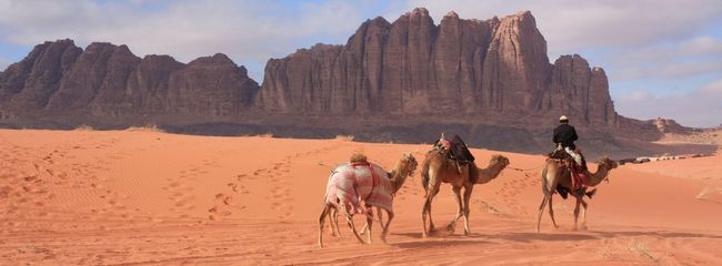 Le désert de Wadi Rum, JORDANIE