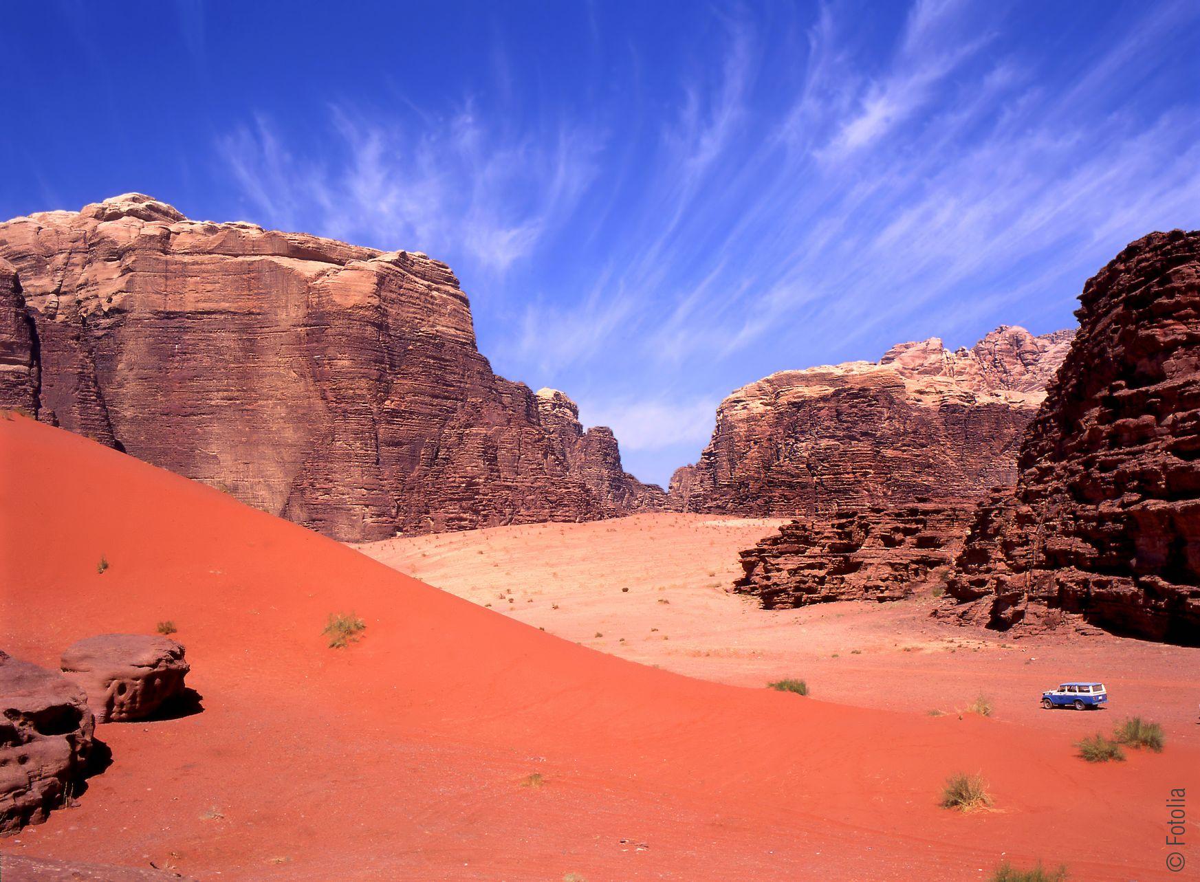 Le désert de Wadi Rum, JORDANIE 