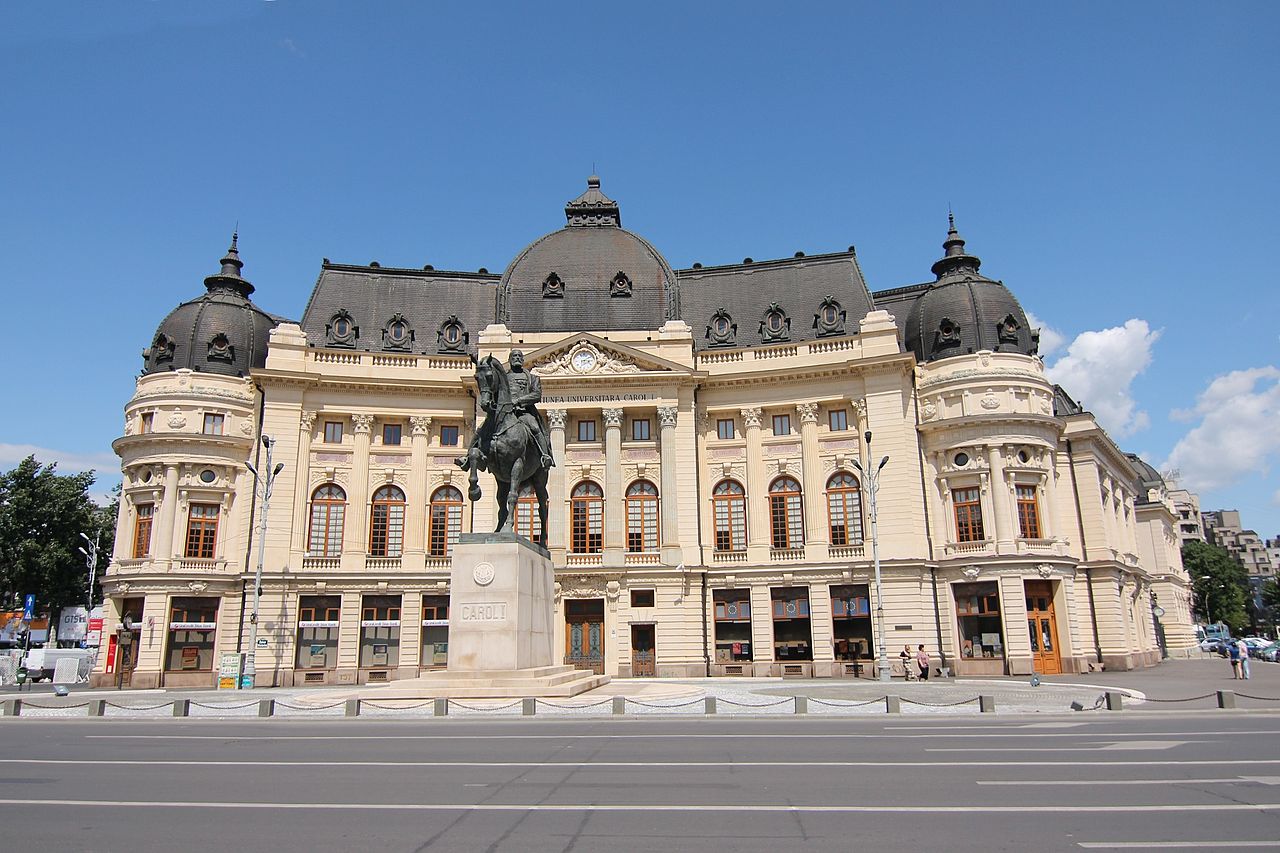 Bibliothèque Universitaire, Bucarest, ROUMANIE - ©Nicubunu